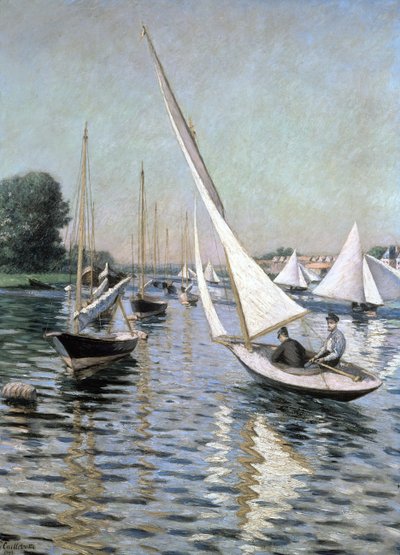 Regatta at Argenteuil, 1893 by Gustave Caillebotte